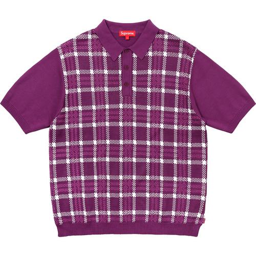 Details on Plaid Knit Polo None from spring summer 2018 (Price is $138)
