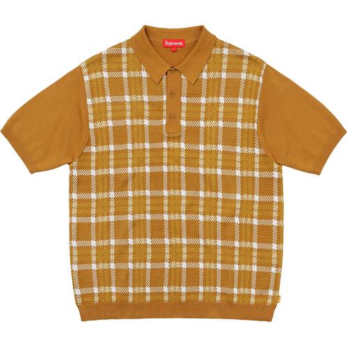 Details on Plaid Knit Polo None from spring summer 2018 (Price is $138)