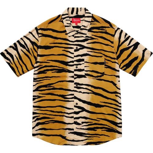 Details on Tiger Stripe Rayon Shirt None from spring summer
                                                    2018 (Price is $128)