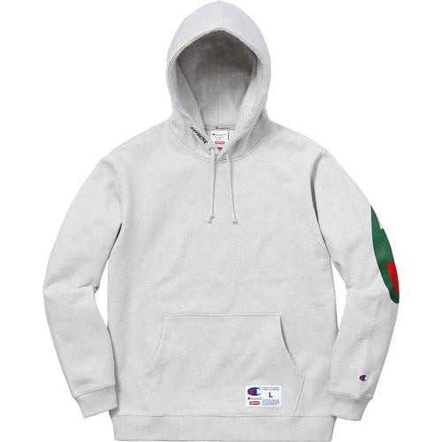 Details on Supreme Champion Hooded Sweatshirt None from spring summer
                                                    2018 (Price is $158)