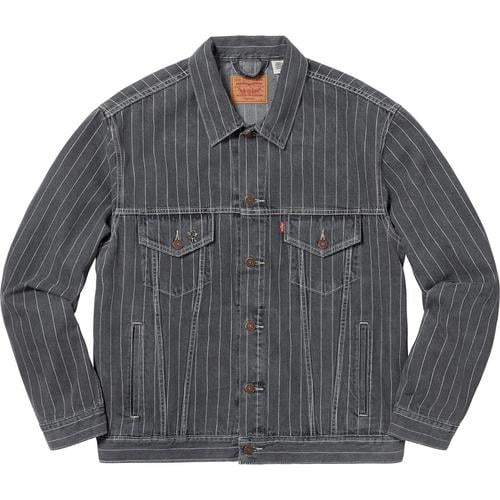 Supreme  Levi’s Pinstripe Trucker Jacket