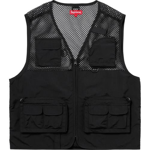 Details on Mesh Cargo Vest None from spring summer
                                                    2018 (Price is $158)