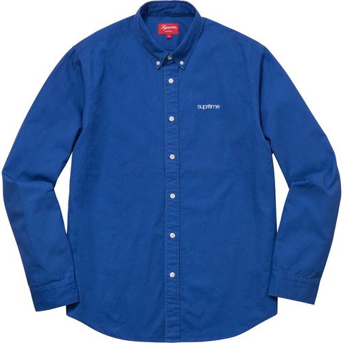 Details on Washed Twill Shirt None from spring summer
                                                    2018 (Price is $128)