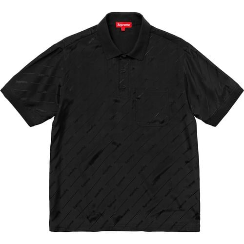 Details on Jacquard Logo Silk Polo None from spring summer
                                                    2018 (Price is $148)