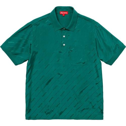 Details on Jacquard Logo Silk Polo None from spring summer
                                                    2018 (Price is $148)