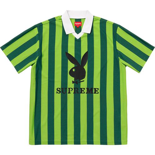 Details on Supreme Playboy© Soccer Jersey None from spring summer
                                                    2018 (Price is $118)