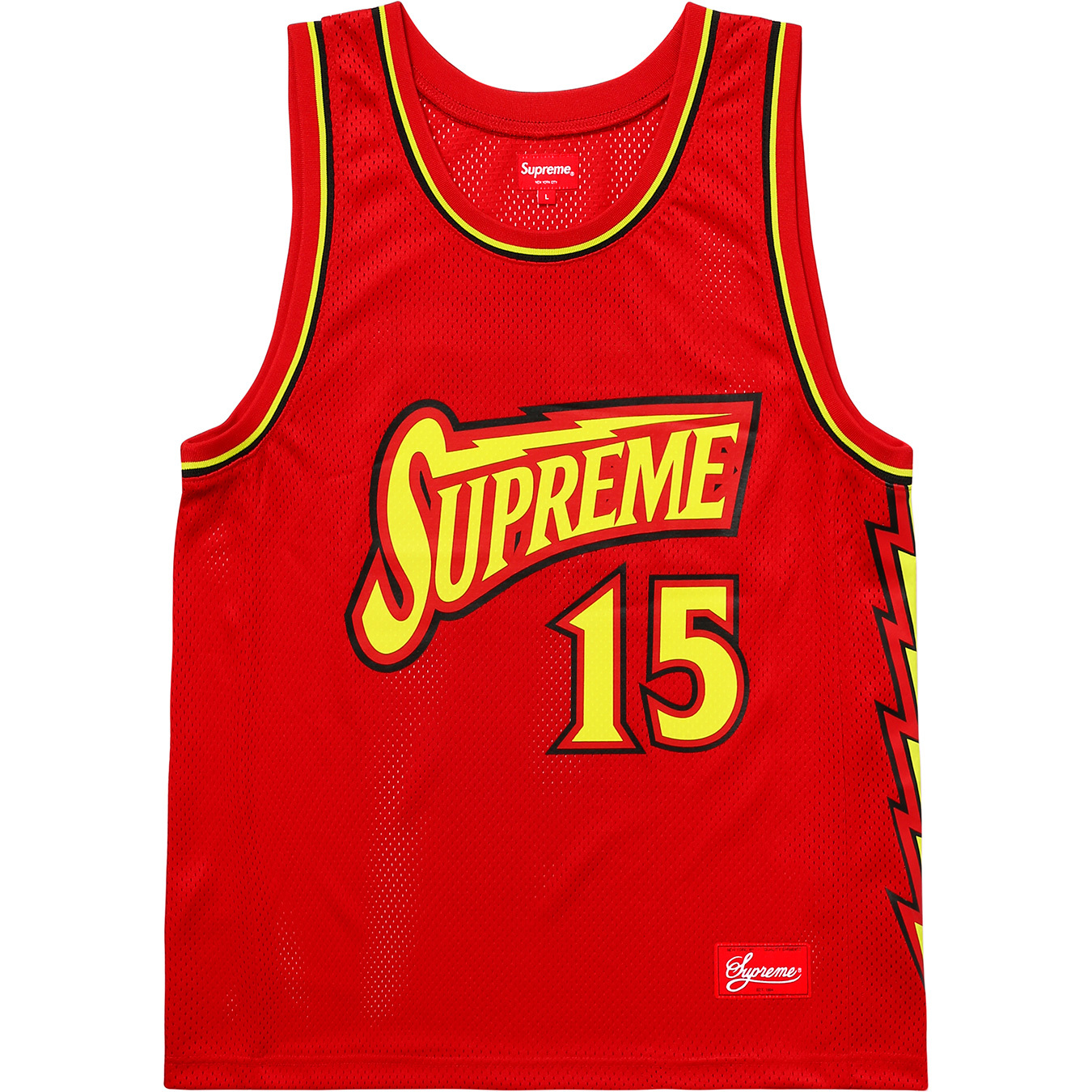 Supreme bolt basketball jersey- M – Million Dollar Streetwear