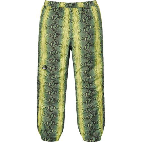 Details on Supreme The North Face Snakeskin Taped Seam Pant None from spring summer 2018 (Price is $188)