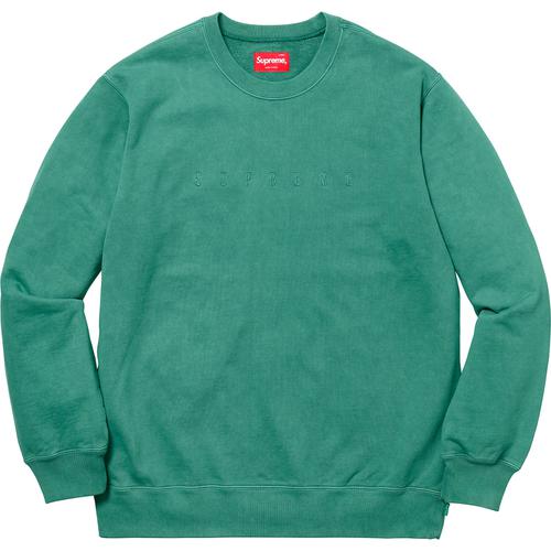 Details on Overdyed Crewneck Sweatshirt None from spring summer
                                                    2018 (Price is $128)