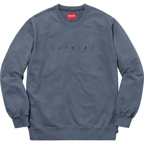 Details on Overdyed Crewneck Sweatshirt None from spring summer
                                                    2018 (Price is $128)