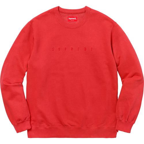 Details on Overdyed Crewneck Sweatshirt None from spring summer
                                                    2018 (Price is $128)