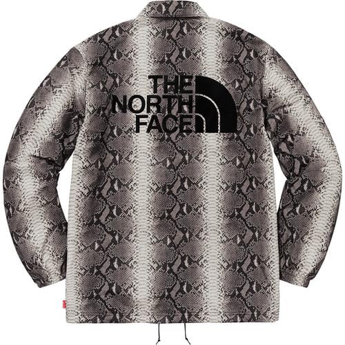 Details on Supreme The North Face Snakeskin Taped Seam Coaches Jacket None from spring summer 2018 (Price is $258)