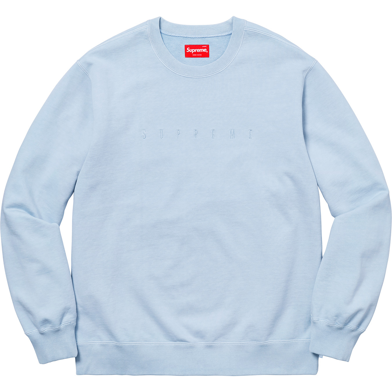 Overdyed Crewneck Sweatshirt - spring summer 2018 - Supreme