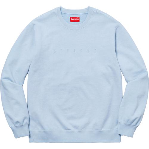 Details on Overdyed Crewneck Sweatshirt None from spring summer
                                                    2018 (Price is $128)