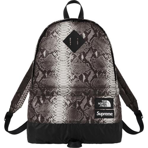 Details on Supreme The North Face Snakeskin Lightweight Day Pack None from spring summer
                                                    2018 (Price is $128)