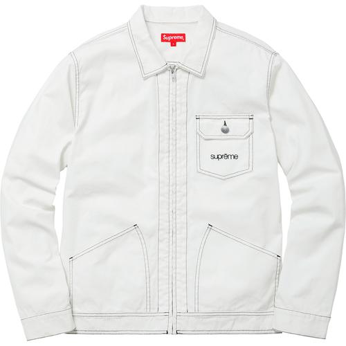 Details on Contrast Stitch Work Jacket None from spring summer
                                                    2018 (Price is $158)