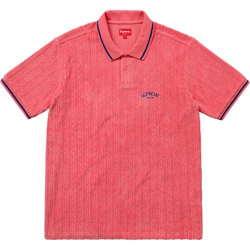 Details on Cable Knit Terry Polo None from spring summer
                                                    2018 (Price is $110)