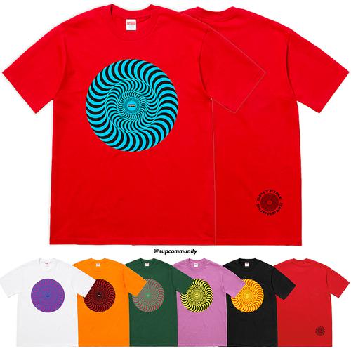 Supreme Supreme Spitfire Classic Swirl T-Shirt for spring summer 18 season