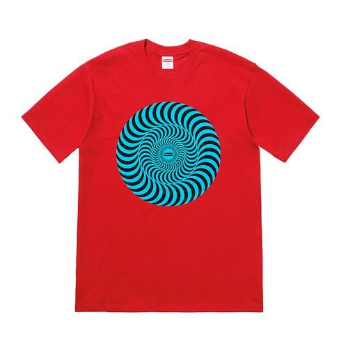 Details on Supreme Spitfire Classic Swirl T-Shirt None from spring summer
                                                    2018 (Price is $44)