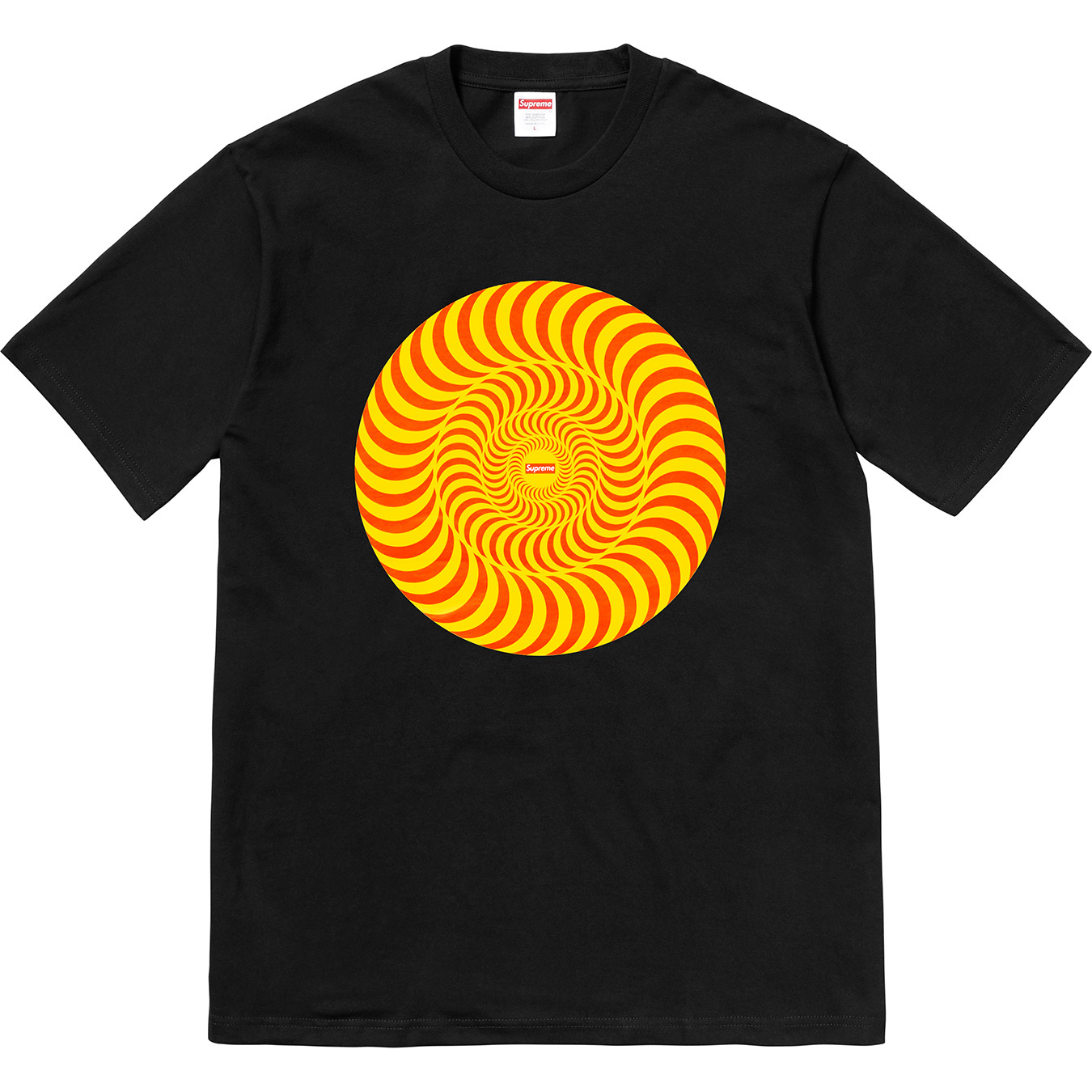 Supreme x Spitfire Wheels Classic Swirl T-Shirt Red Graphic Men's Medium  The End