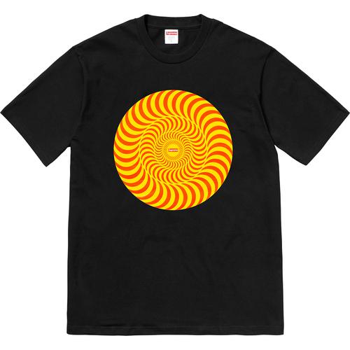 Details on Supreme Spitfire Classic Swirl T-Shirt None from spring summer
                                                    2018 (Price is $44)