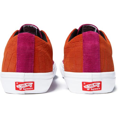 Details on Supreme Vans Crocodile Corduroy Lampin None from spring summer 2018 (Price is $98)