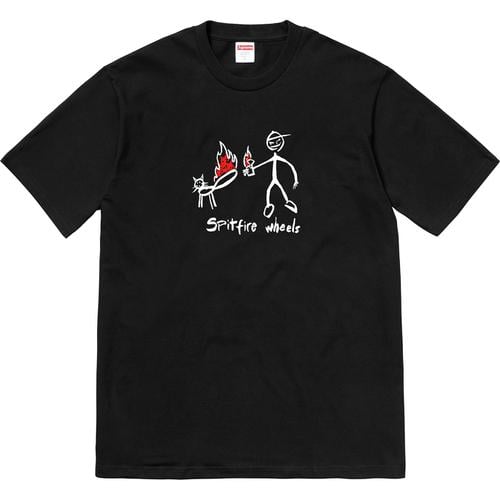 Details on Supreme Spitfire Cat T-Shirt None from spring summer 2018 (Price is $44)