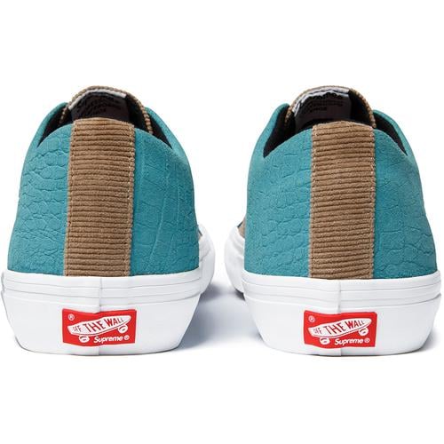 Details on Supreme Vans Crocodile Corduroy Lampin None from spring summer 2018 (Price is $98)