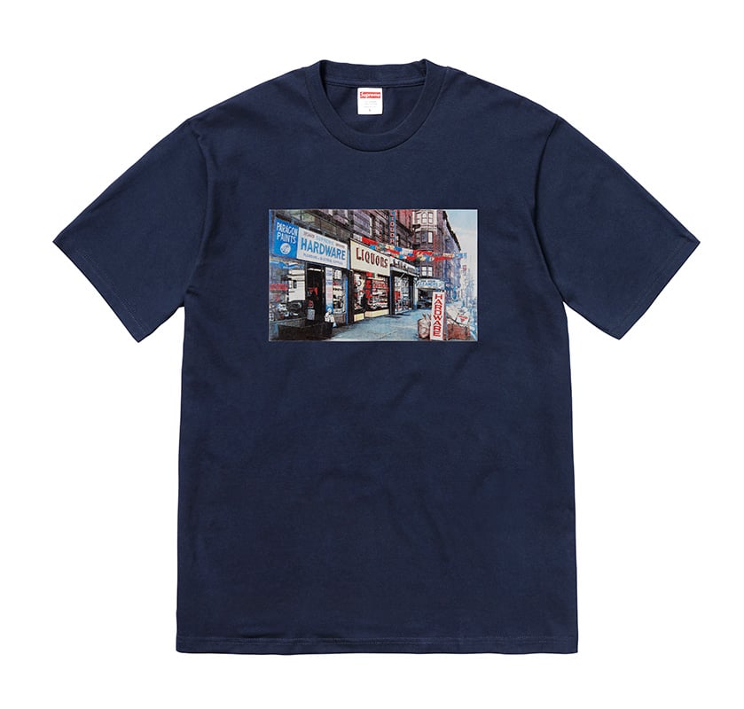 T me navy drops. Supreme ss18. Футболка Hardware.