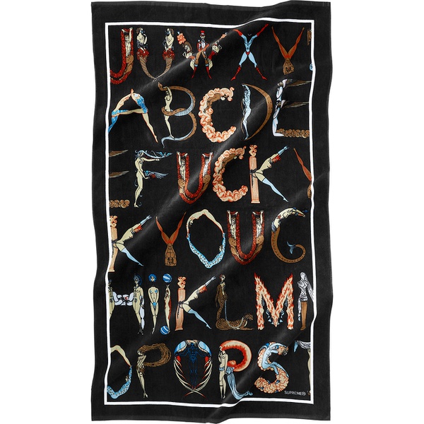 Details on Alphabet Beach Towel None from spring summer 2018 (Price is $68)