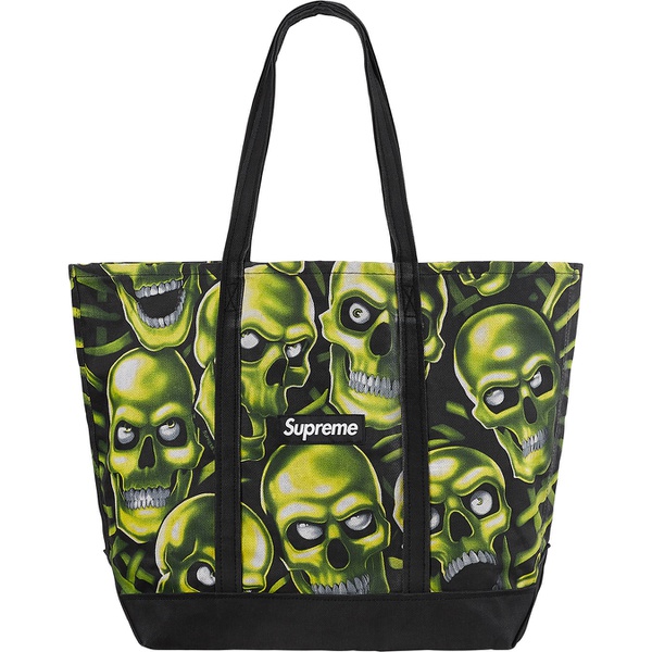 Details on Skull Pile Denim Tote None from spring summer
                                                    2018 (Price is $98)