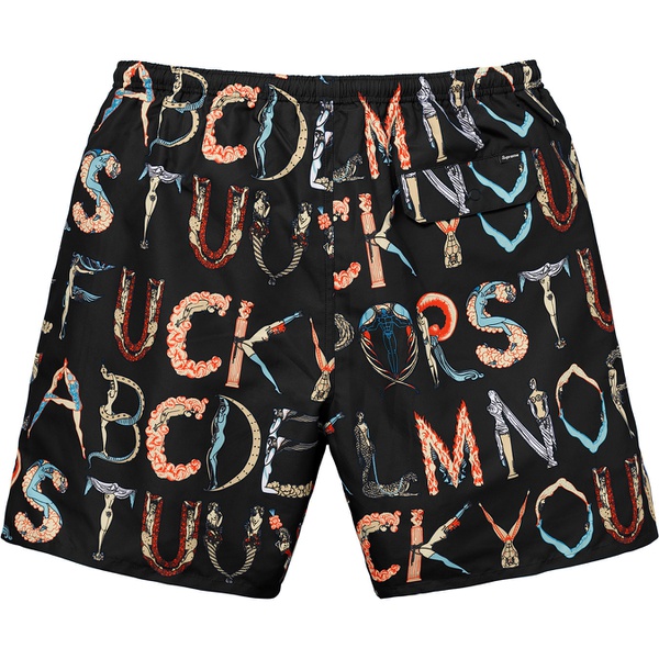 Details on Alphabet Water Short None from spring summer
                                                    2018 (Price is $118)