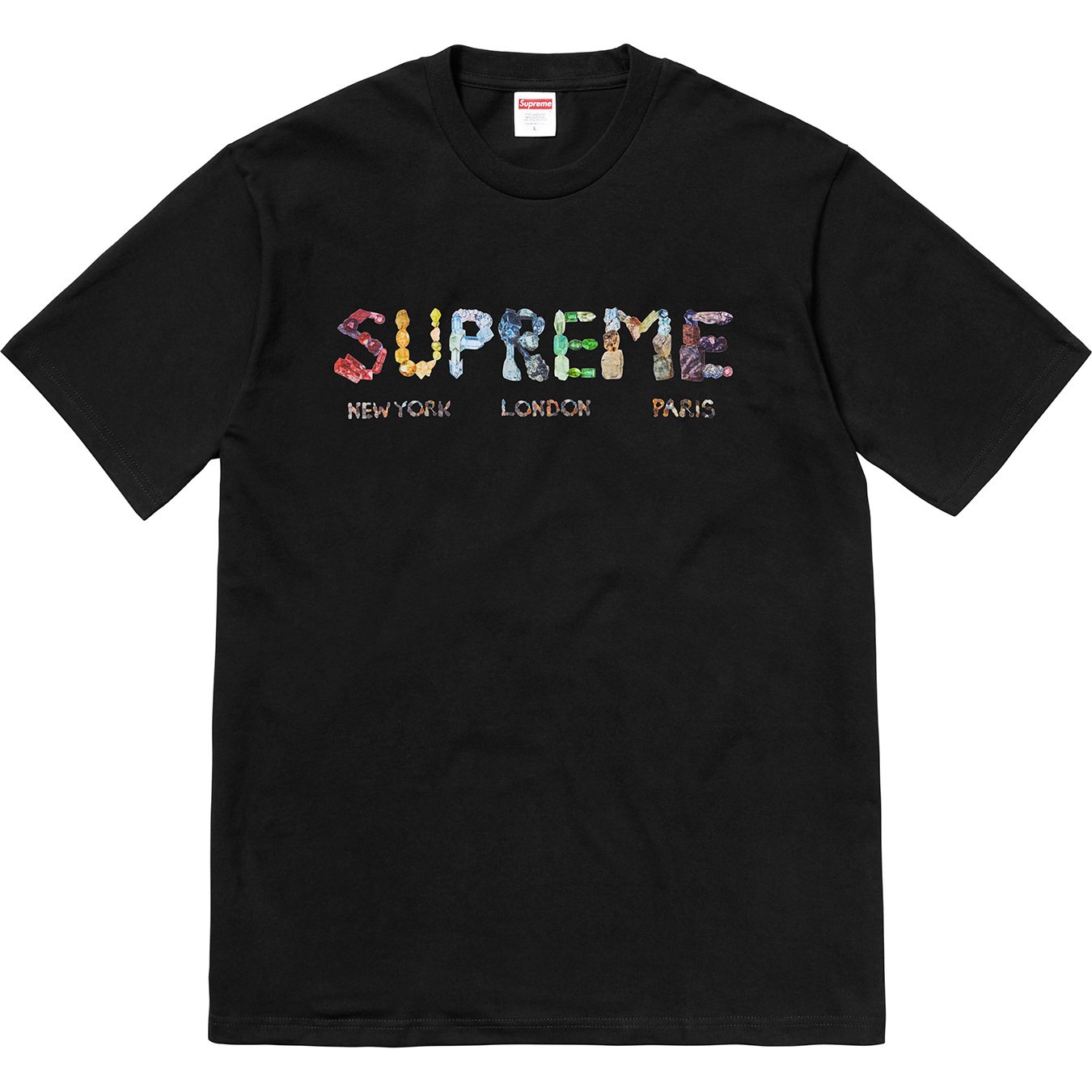 XL 2018SS supreme Rocks tee