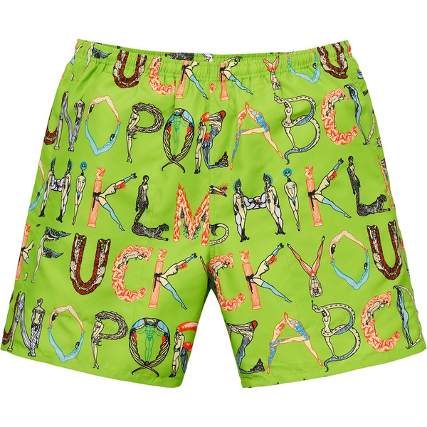 Details on Alphabet Water Short None from spring summer
                                                    2018 (Price is $118)