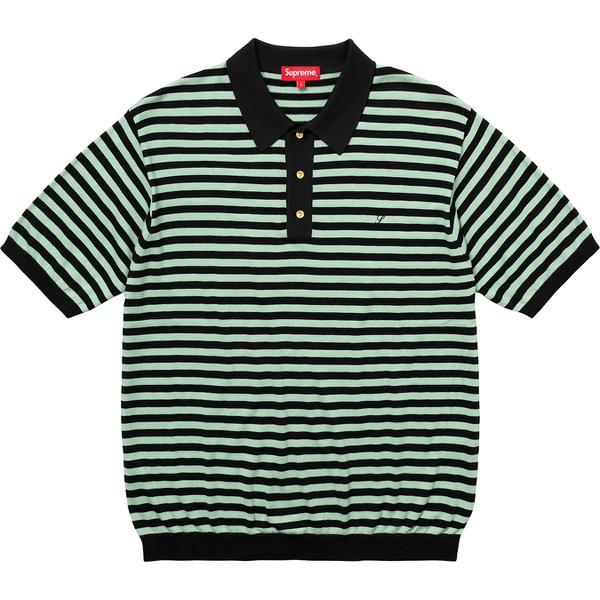 Details on Striped Knit Polo None from spring summer
                                                    2018 (Price is $128)