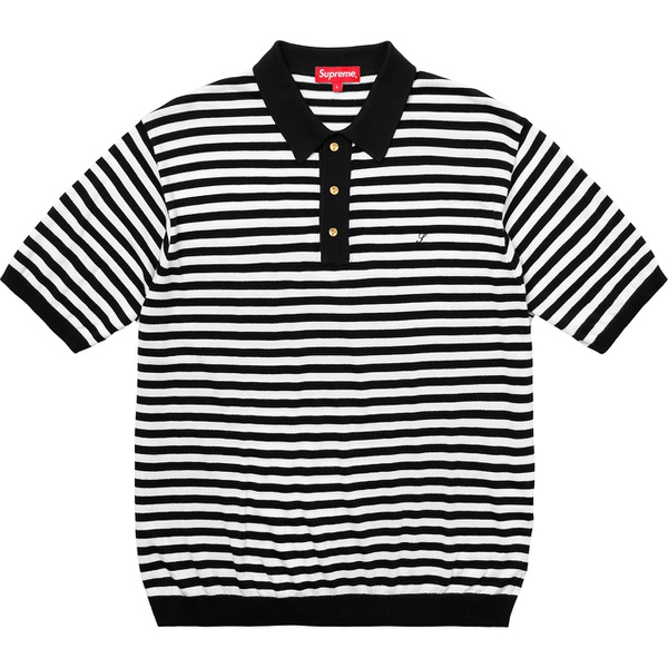 Details on Striped Knit Polo None from spring summer 2018 (Price is $128)
