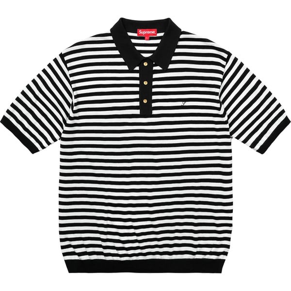 Details on Striped Knit Polo None from spring summer
                                                    2018 (Price is $128)