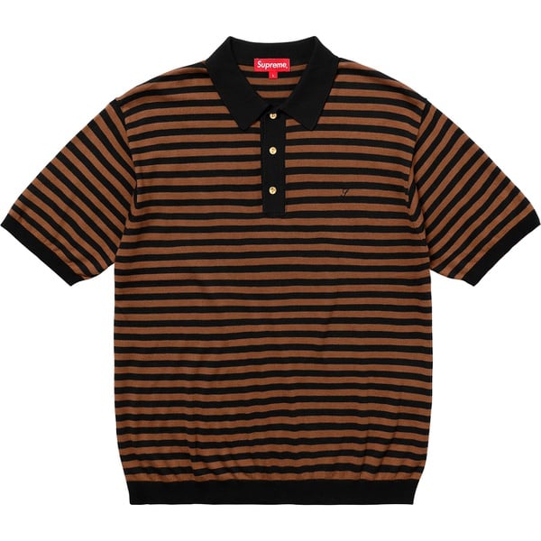 Details on Striped Knit Polo None from spring summer
                                                    2018 (Price is $128)