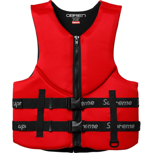 Details on Supreme O'Brien Life Vest None from spring summer
                                                    2018 (Price is $128)
