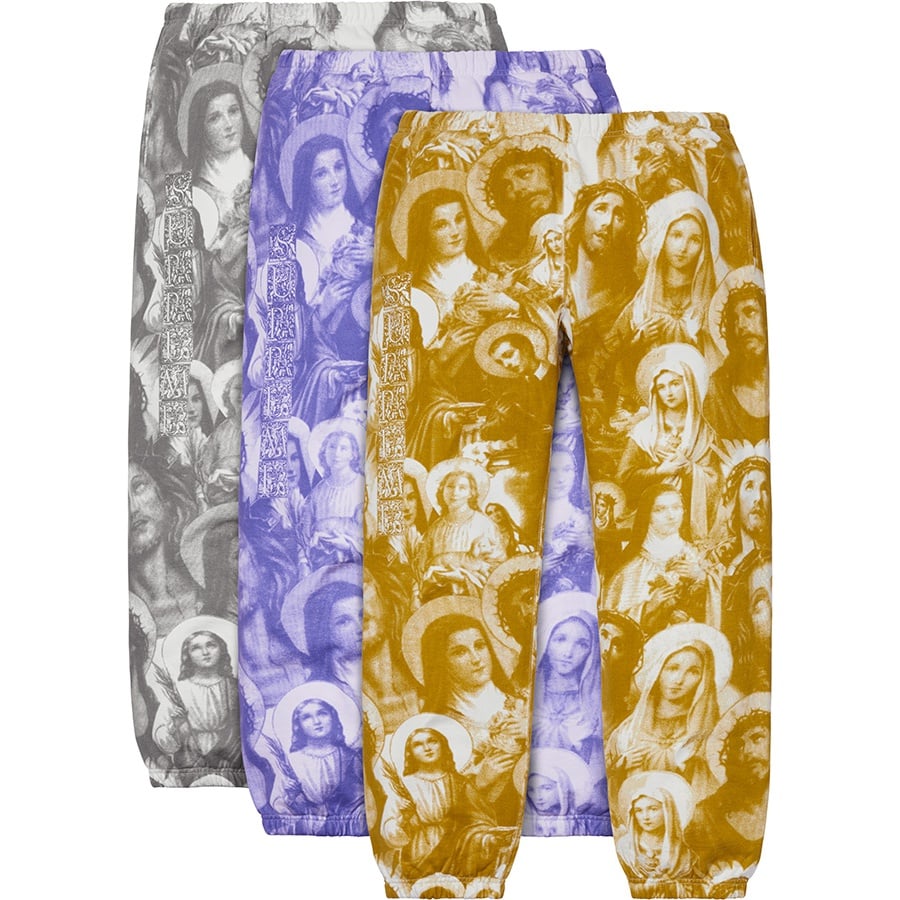 Supreme Jesus and Mary Sweatpant for fall winter 18 season