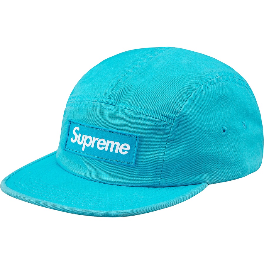 Details on Washed Chino Twill Camp Cap Neon Blue from fall winter
                                                    2018 (Price is $54)