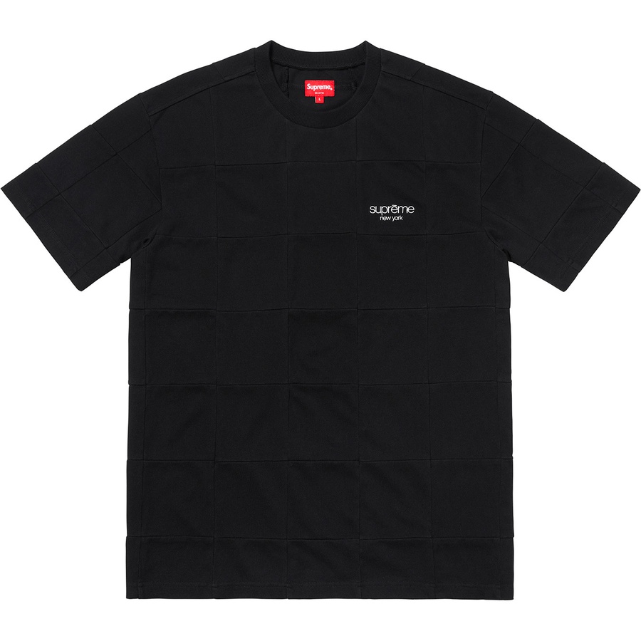 Details on Patchwork Pique Tee Black from fall winter
                                                    2018 (Price is $110)