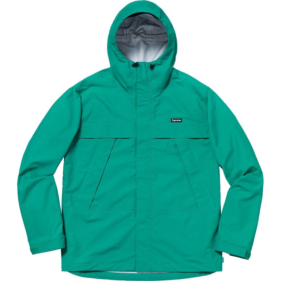 Details on Dog Taped Seam Jacket Teal from fall winter
                                                    2018 (Price is $328)