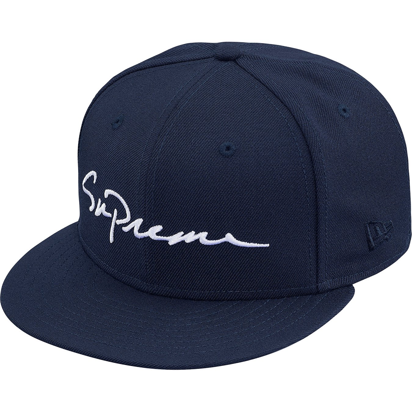 Supreme Classic Script New Era Cap NAVY-