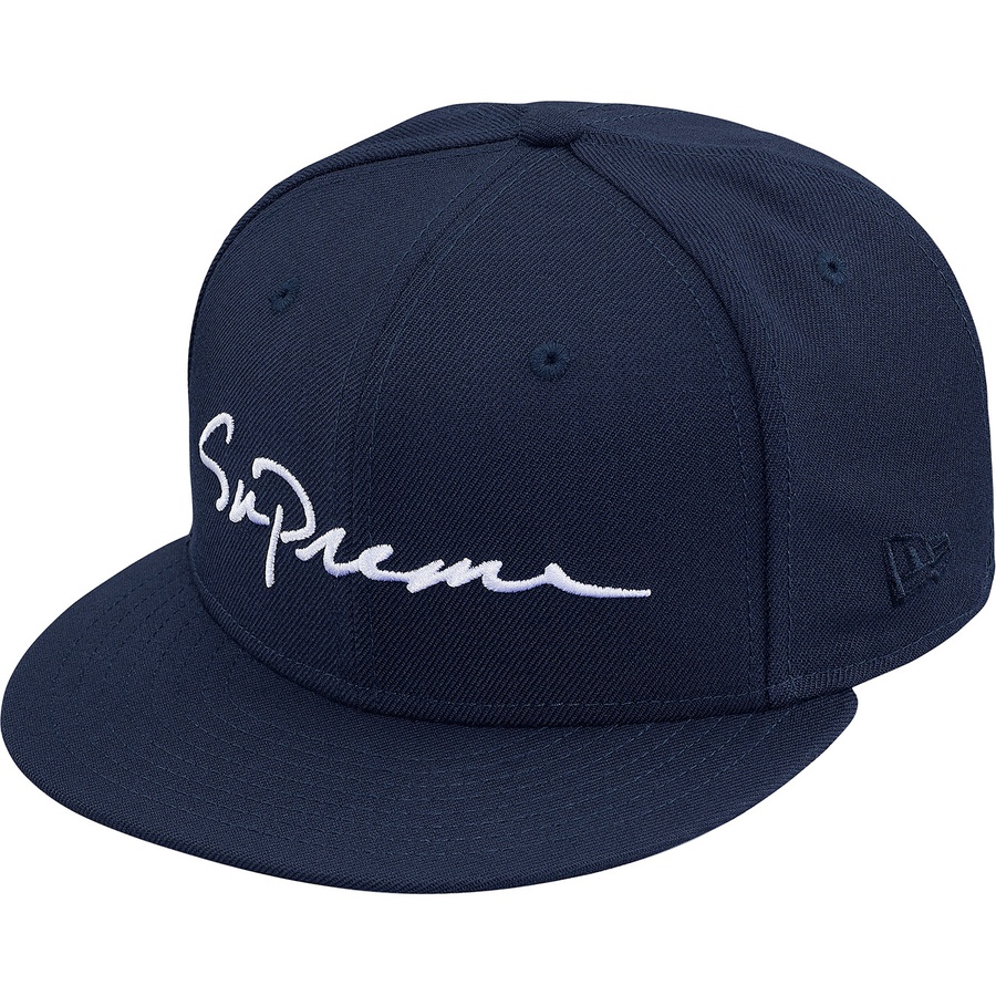 Details on Classic Script New Era Navy from fall winter
                                                    2018 (Price is $48)