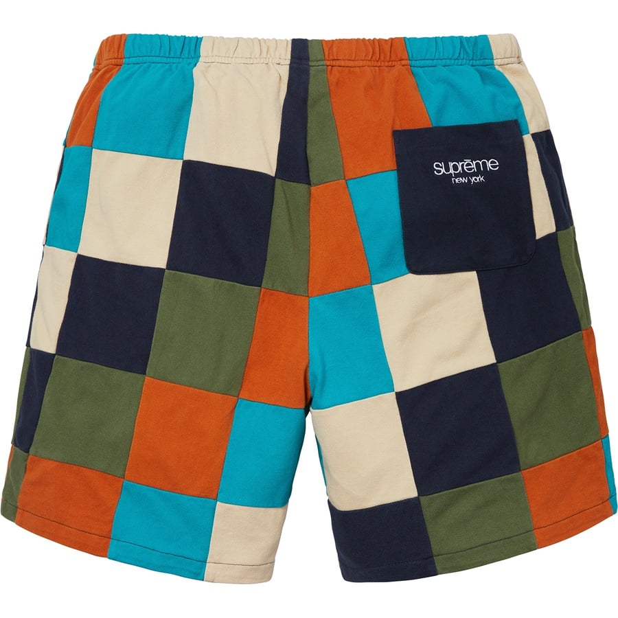 Details on Patchwork Pique Short Navy from fall winter
                                                    2018 (Price is $118)