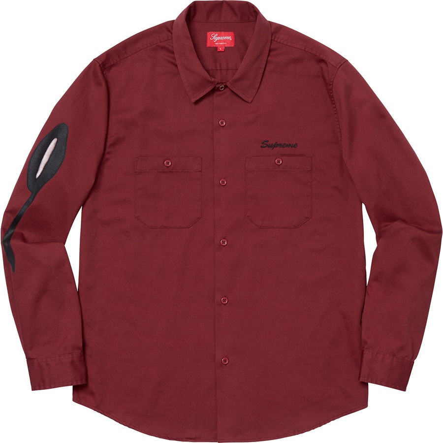 Details on Rose L S Work Shirt Dusty Red from fall winter
                                                    2018 (Price is $128)