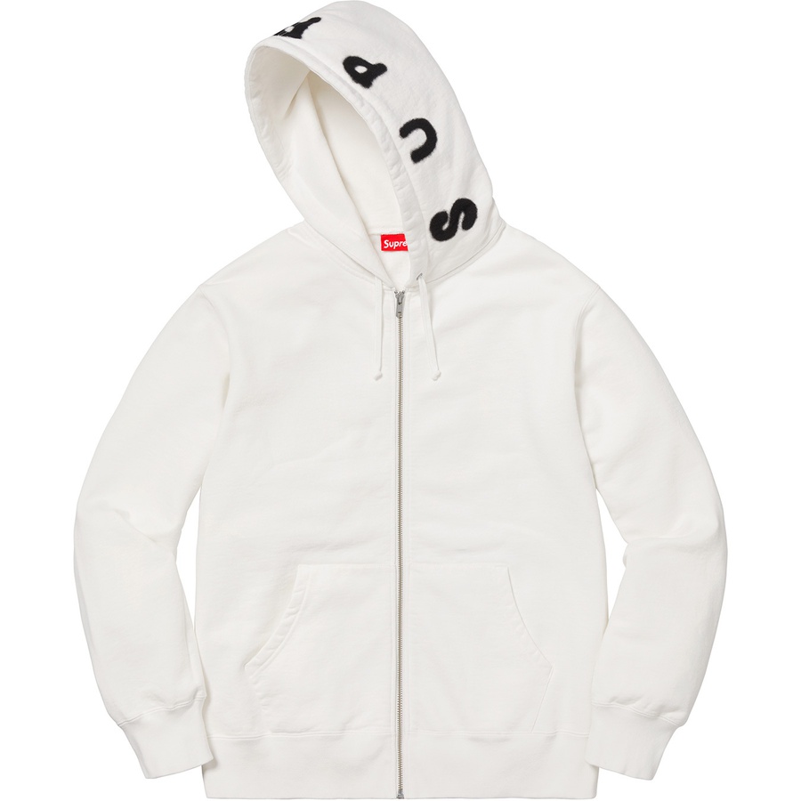 Details on Bone Zip Up Sweatshirt White from fall winter
                                                    2018 (Price is $168)