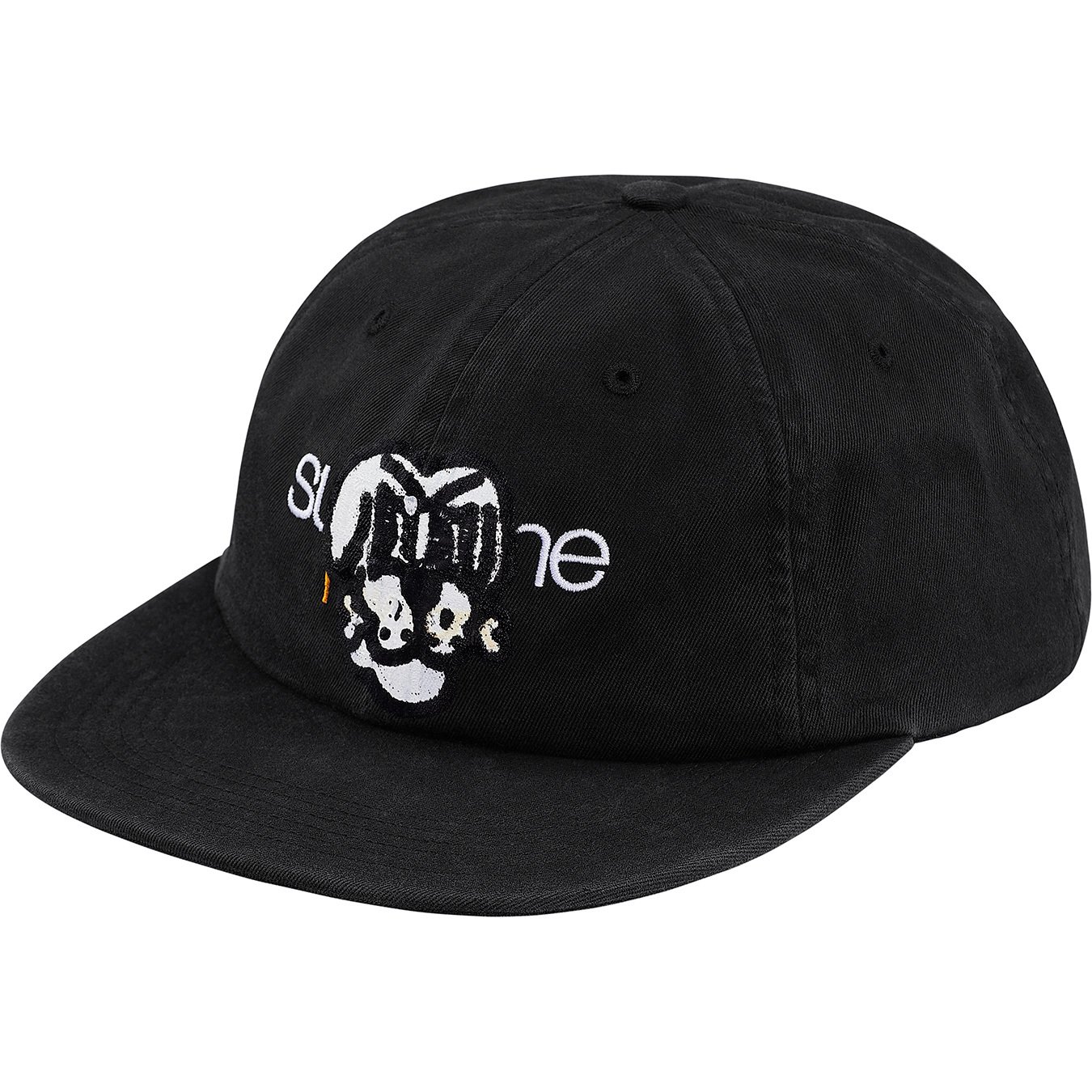 Boné High 6 Panel Logo - Black