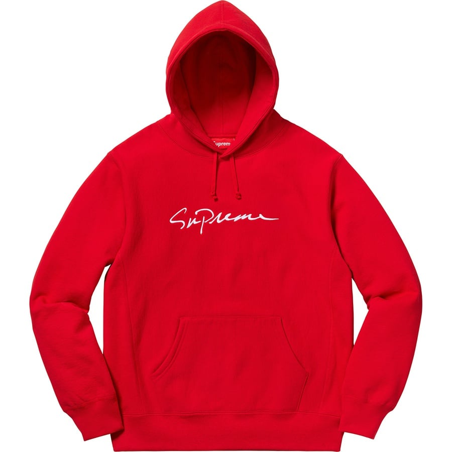 Supreme classic script logo foodie